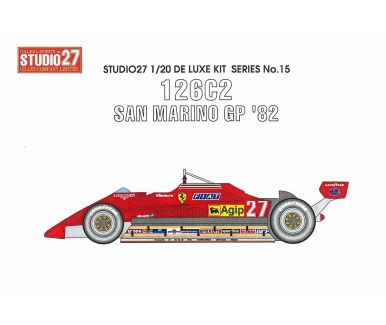 Ferrari 126C2 San Marino GP 1982 1/20 - Studio27 - ST27-DX2015