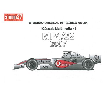 McLaren MP4/22 World Championship 2007 - Studio27 - ST27-FK20204