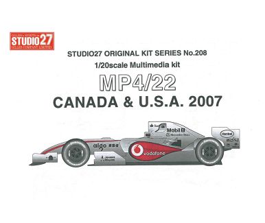 McLaren MP4/22 Canada & USA GP 2007 - Studio27 - ST27-FK20208C