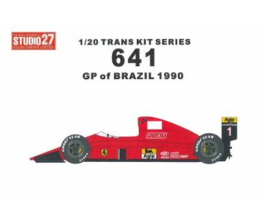 Ferrari 641 Brazil Grand Prix 1990 1/20 Trans Kit - Studio27 - TK2033