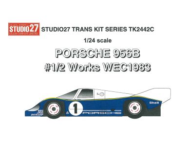 Porsche 956B Rothmans Works WEC 1983 Transkit 1/24 - Studio27 - ST27-TK2442R