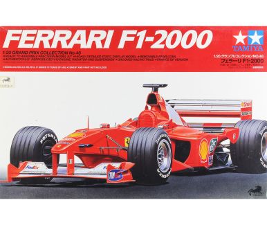 Ferrari F1-2000 France Grand Prix 2000 Full View 1/20 - Tamiya - 20049