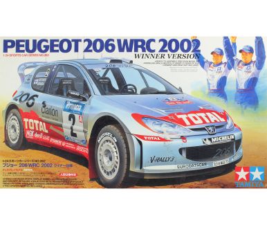 Peugeot 206 WRC Rallye New Zealand 2002 1/24 - Tamiya - 24262