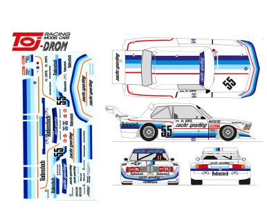 BMW 320i Group 5 "Sachs-Sporting" Deutsche Rennsport-Meisterschaft 1978 1/24 Decal - Tojdrom