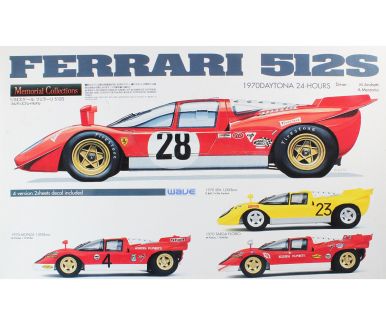 Ferrari 512 S Daytona 24 Hours / Monza 1000 km / Targa Florio / Spa 1000 km 1970 1/24 - WAVE - CR-04