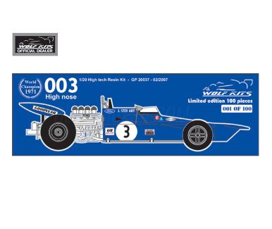 Tyrrell 003 "High Nose" World Champion 1971 1/20 - Wolf Kits - GP20037