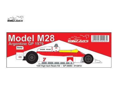 McLaren M28 Argentina GP 1979 1/20 - Wolf Kits - WK-GP20093