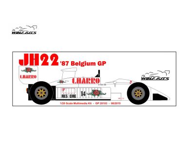 AGS JH22 #14 Belgium GP 1987 1/20 - Wolf Kits - GP20103