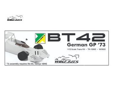 Brabham BT42 German Grand Prix 1973 1/12 Transkit - Wolf Kits - WK-TK12003