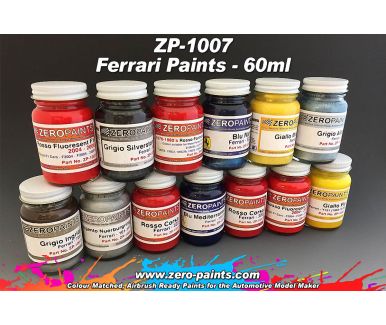 Ferrari F60 Rosso Formula 1 2009 Paint 2x30ml - Zero Paints - ZP-1007_8