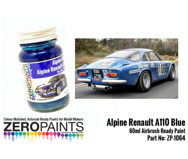 Alpine Renault A110 Blue Paint 60ml - Zero Paints - ZP-1064