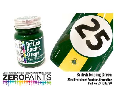 British Racing Green – BRG (Solid) Paint 30ml  - Zero Paints - ZP-1087/30