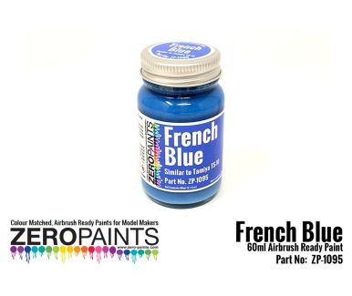 French Blue Paint - Similar to Tamiya TS10 1x60ml - Zero Paints - ZP-1095