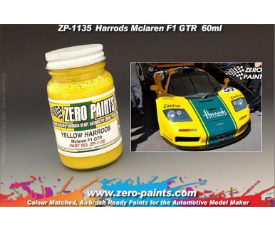 Harrods McLaren F1 GTR Yellow Paint 60ml - Zero Paints - ZP-1135