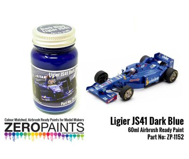 Ligier JS41 Dark Blue Paint 60ml - Zero Paints - ZP-1152