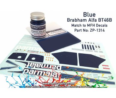 Brabham Alfa BT46B Blue Paint Paint 30ml - Zero Paints - ZP-1314